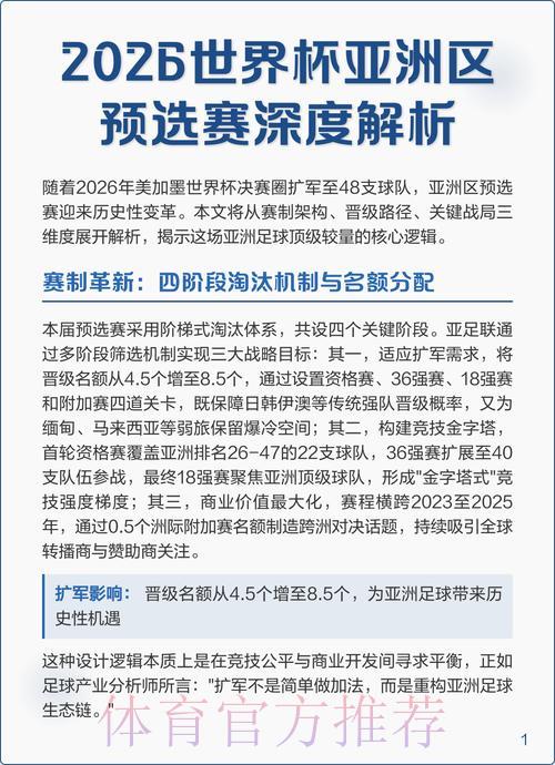 2026世界杯预选赛全程实时数据深度解析